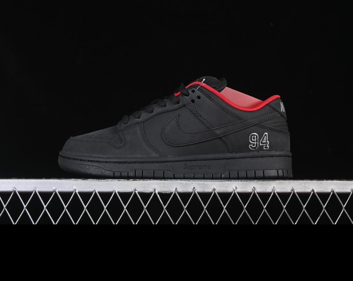 Nk nike Dunk Sb low supreme ocean fog black