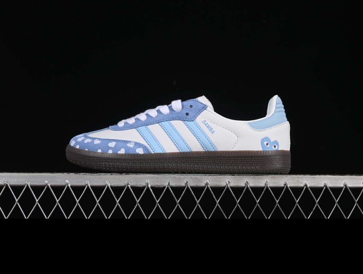 Adidas samba Og comme des garcon blue