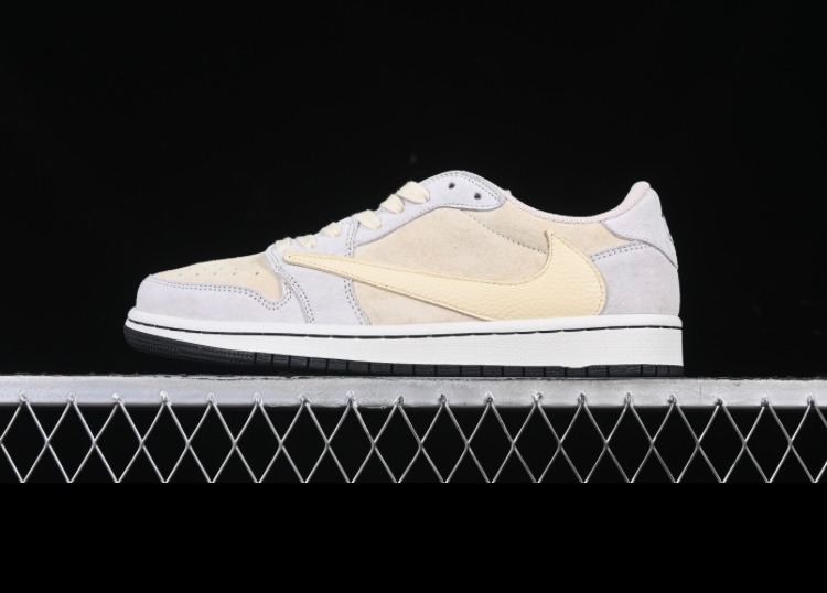 Air Jordan 1 low travis scott sand suede concept AJ1