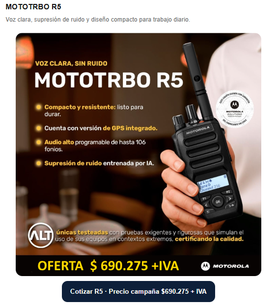 R5 -   Non-Display  ANALOGO