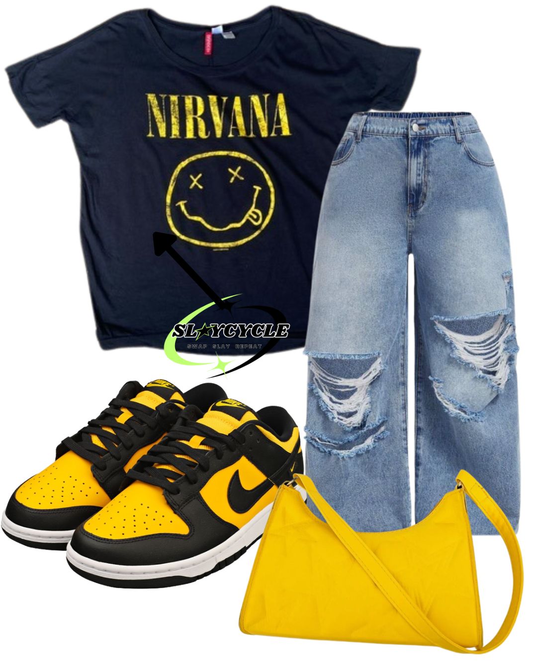 Nirvana oversized t-shirt - size XS - M