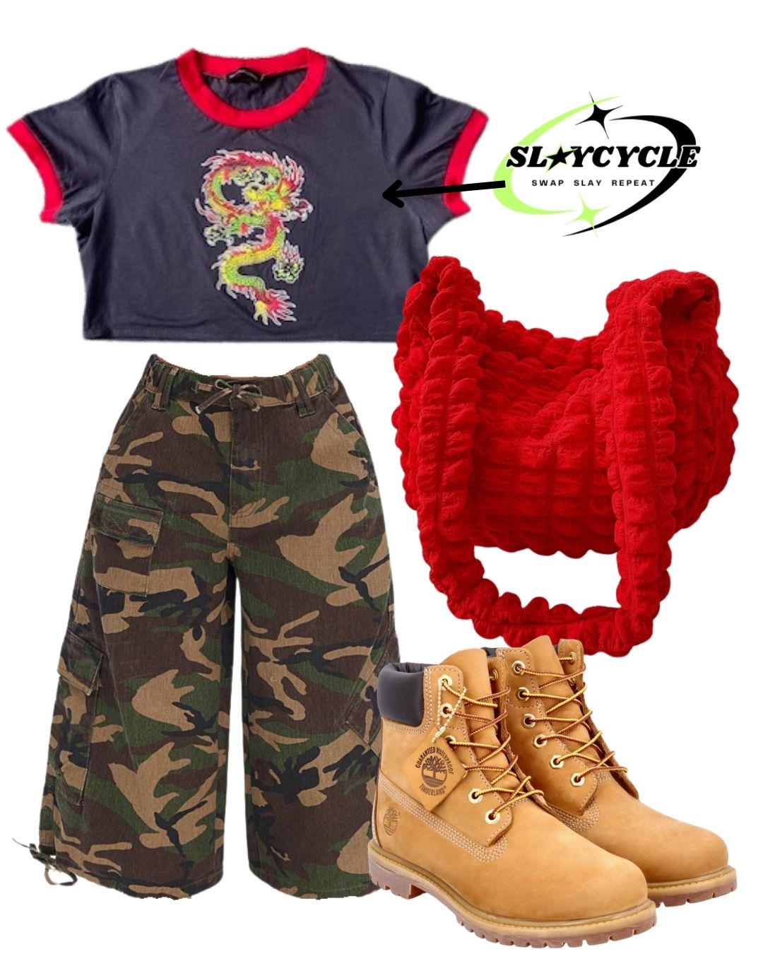 Dragon Crop top - XL