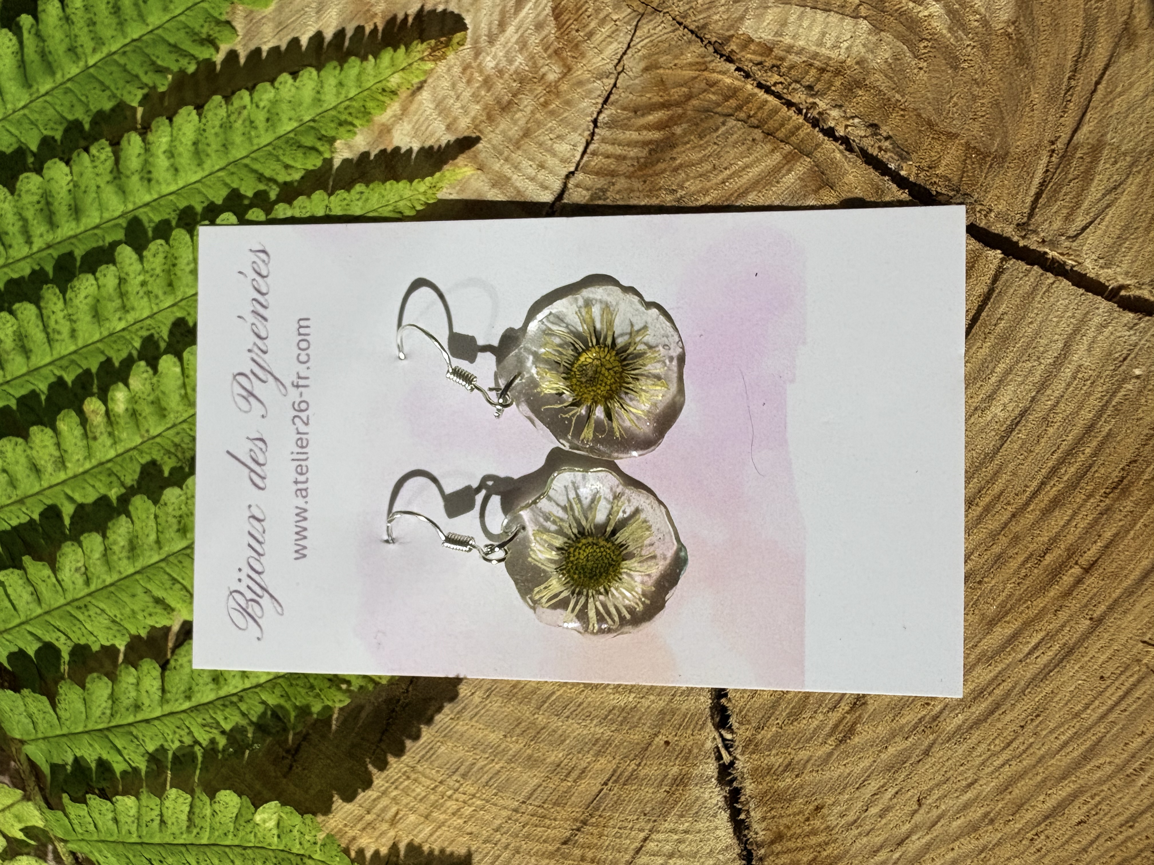 Boucles d'oreilles fleuries