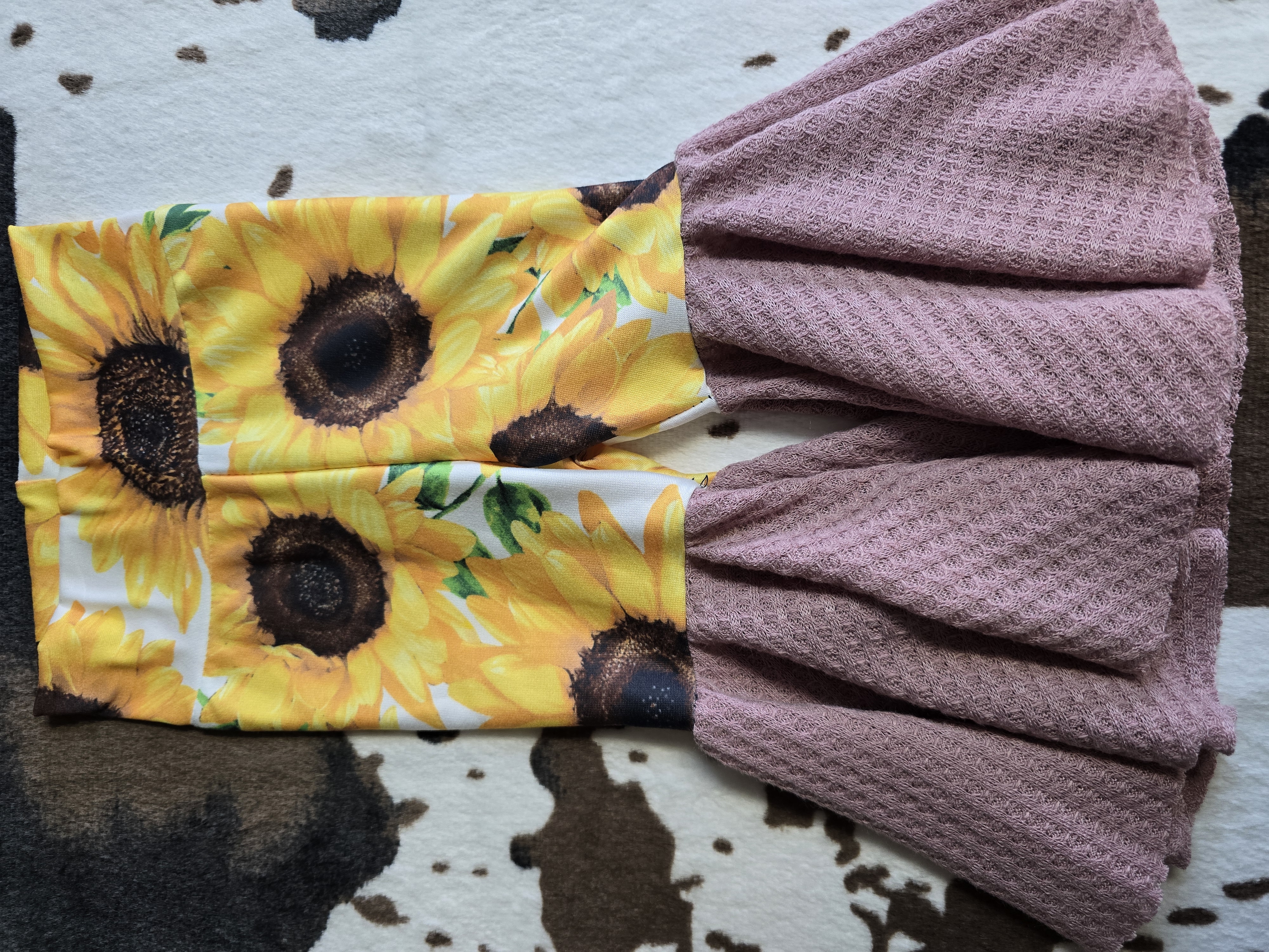 Sunflower and Mauve Bells
