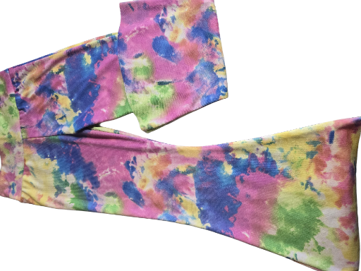 Colorful Tie-Dye Flares