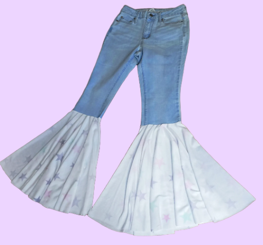 Adult Denim Star Bells