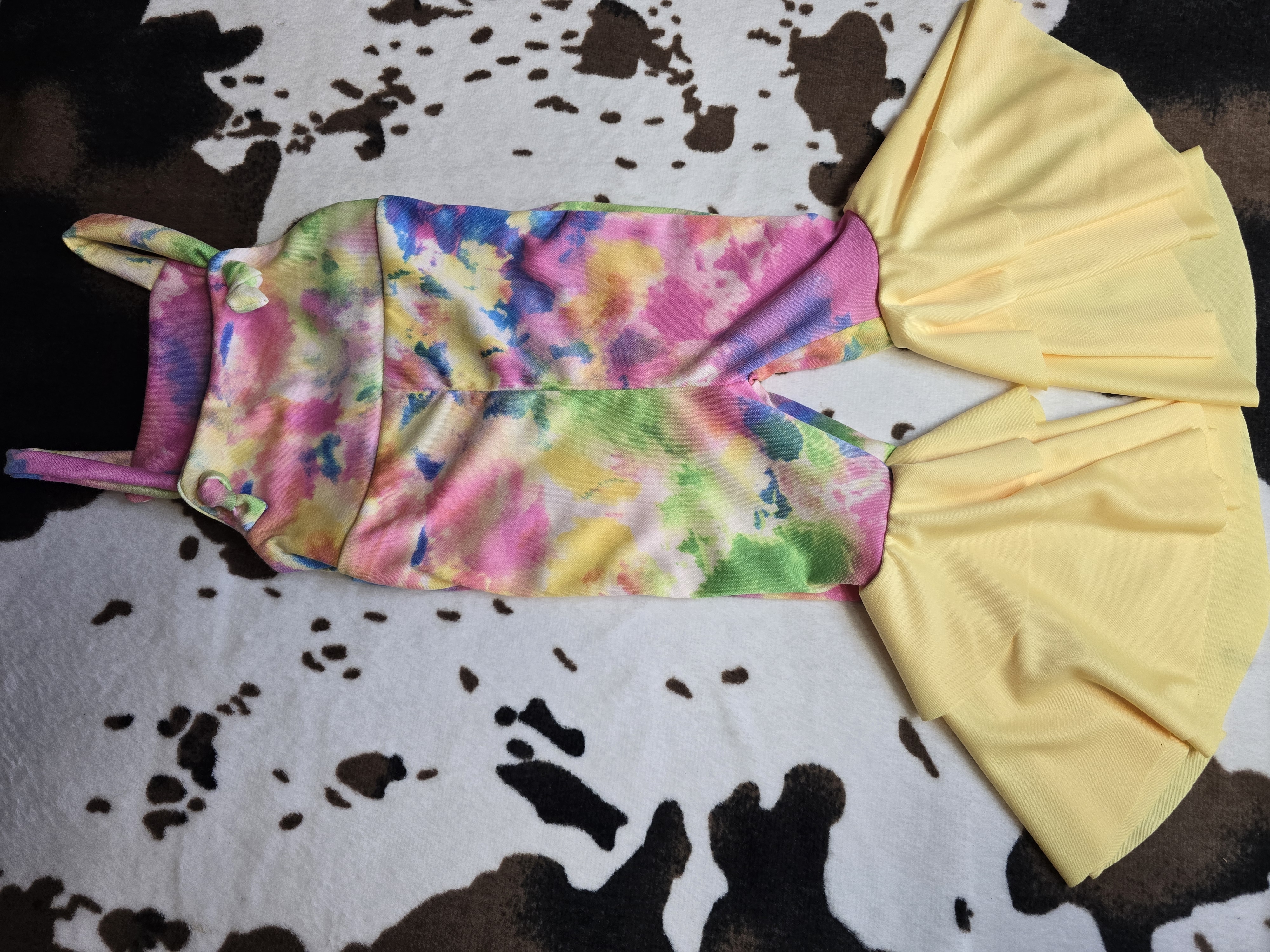 Tie-dye Bell Jumpsuit 
