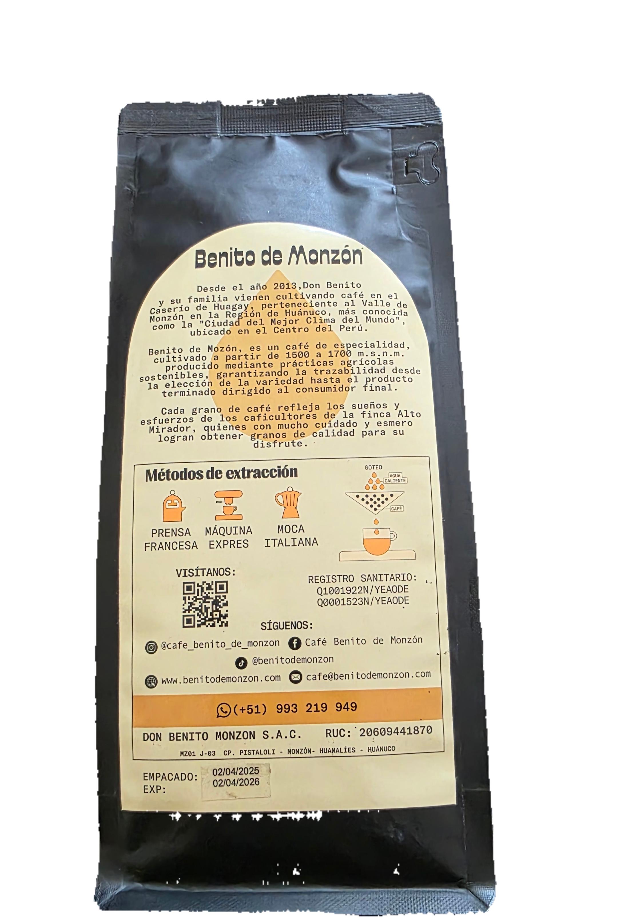 Café Tostado Benito de Monzón