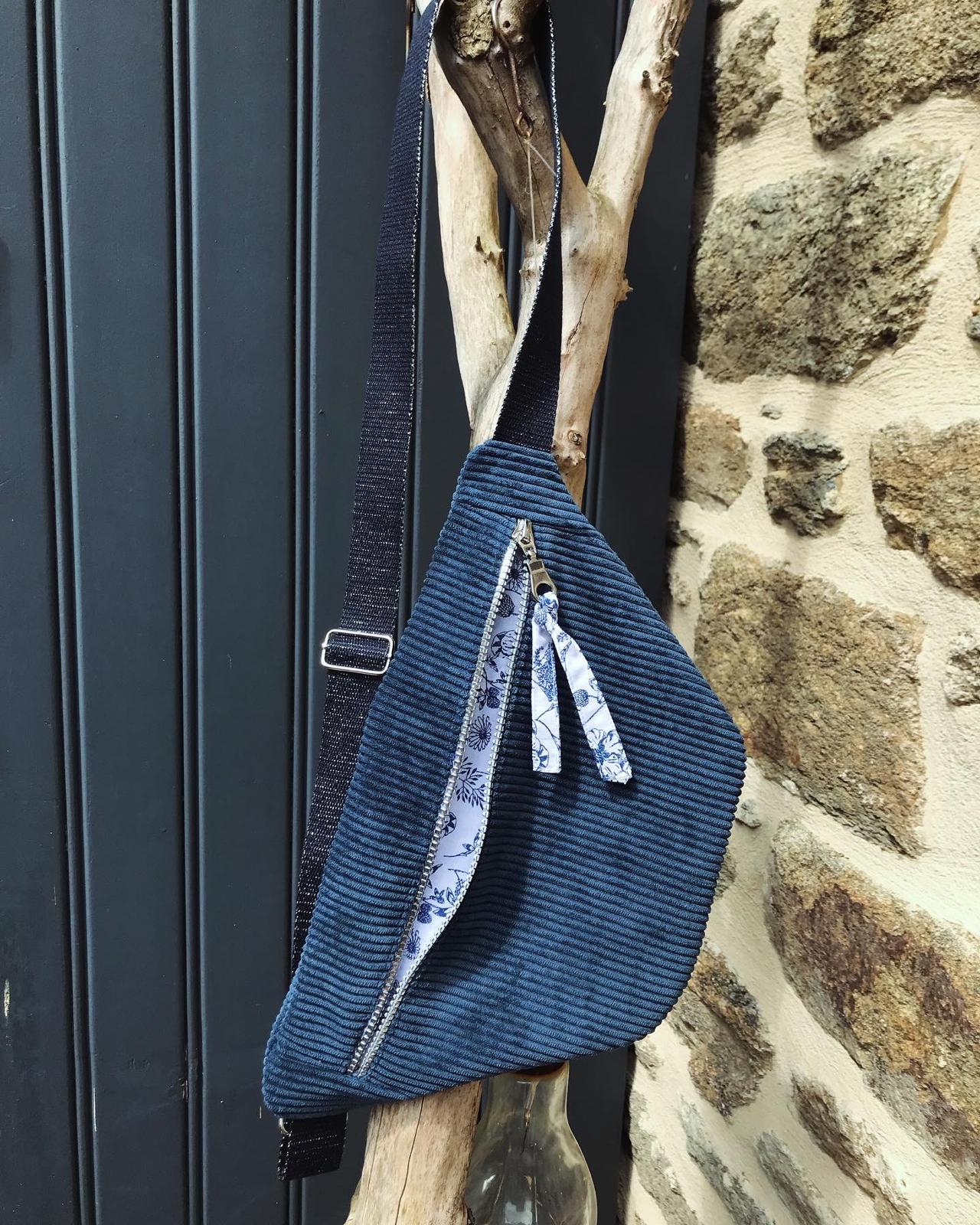 Sac banane - Bleu denim