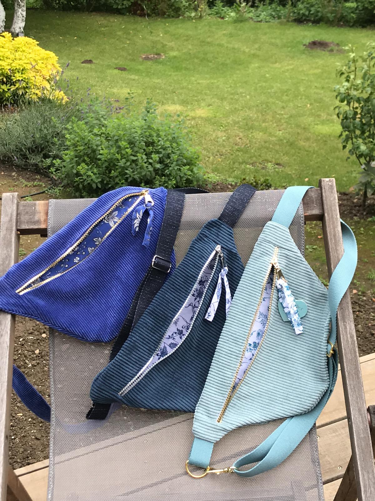 Sac banane - Bleu denim