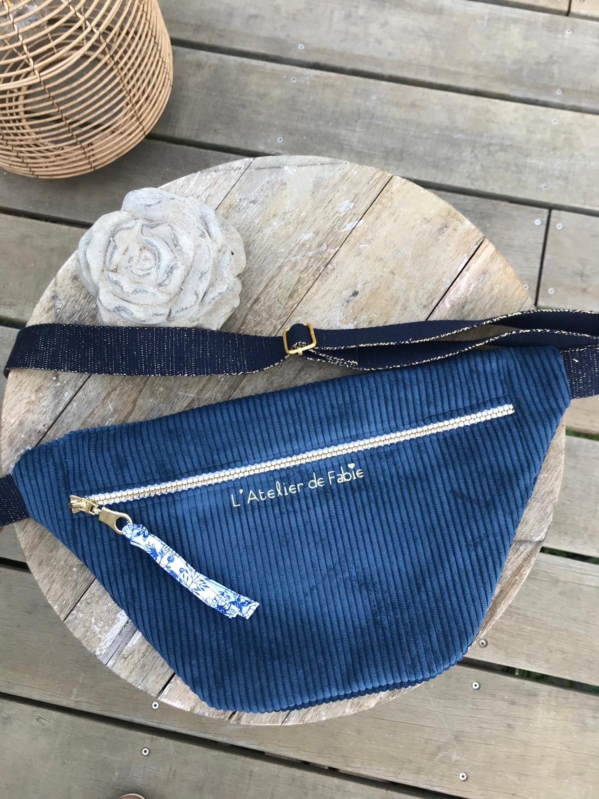 Sac banane - Bleu denim