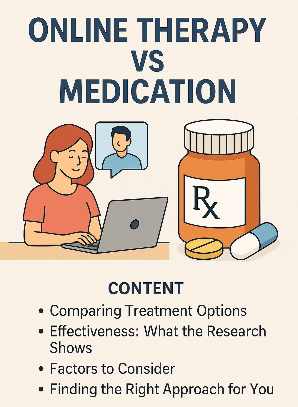 Online Therapy Vs Medication
