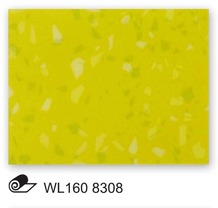 Piso vinilico HOMOGENIO de 1.5-3 mm de espesor de uso residencial marca WOLFLOR modelo WL160 8308