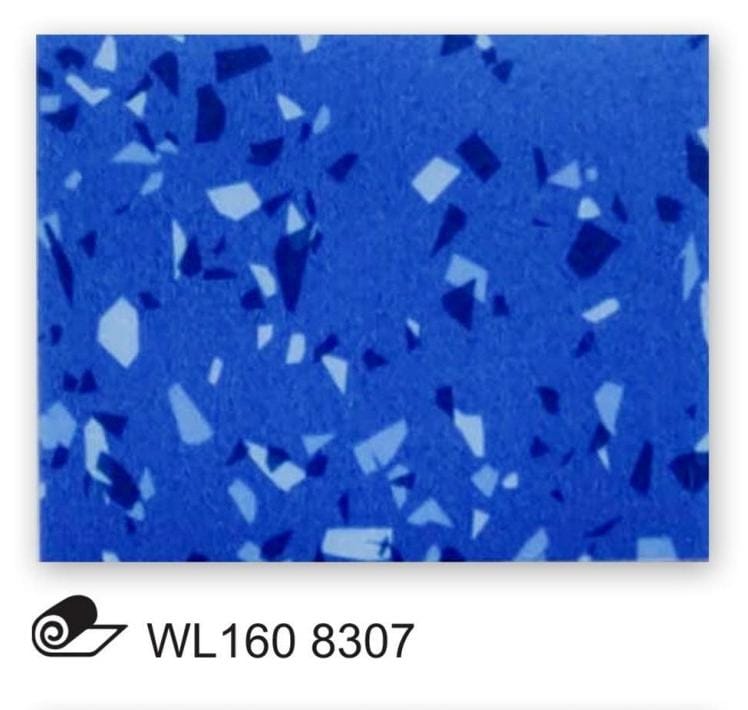 Piso vinilico HOMOGENIO de 1.5-3 mm de espesor de uso residencial marca WOLFLOR modelo WL160 8307