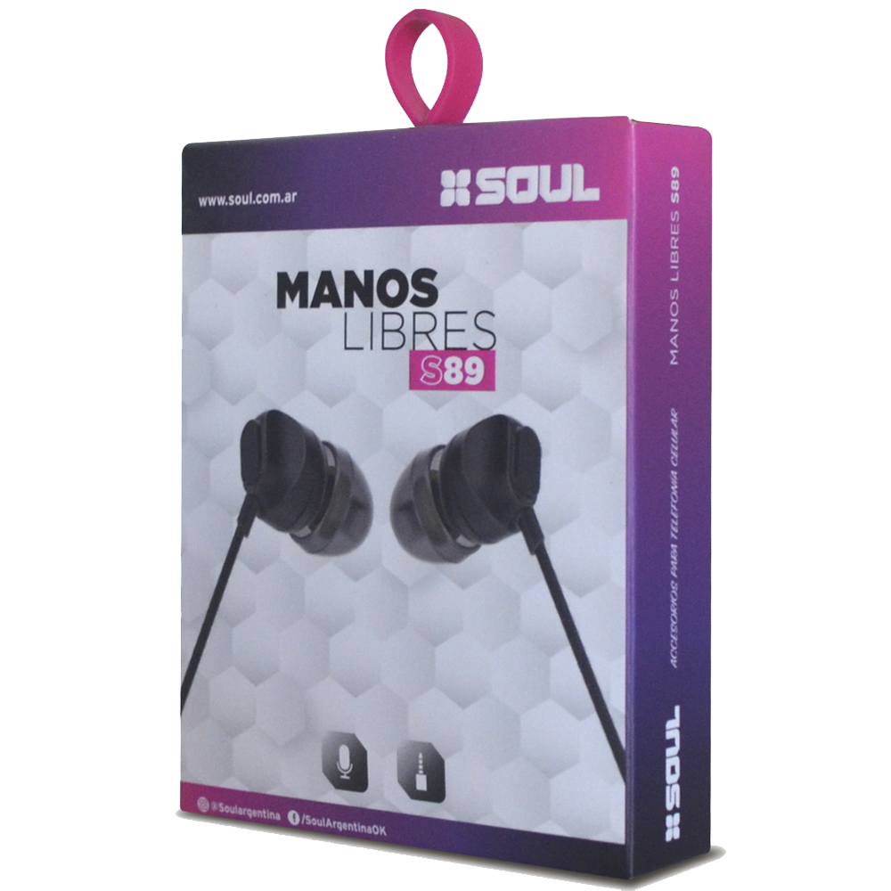 Auriculares In-Ear Soul S89 – Con Micrófono y Cable