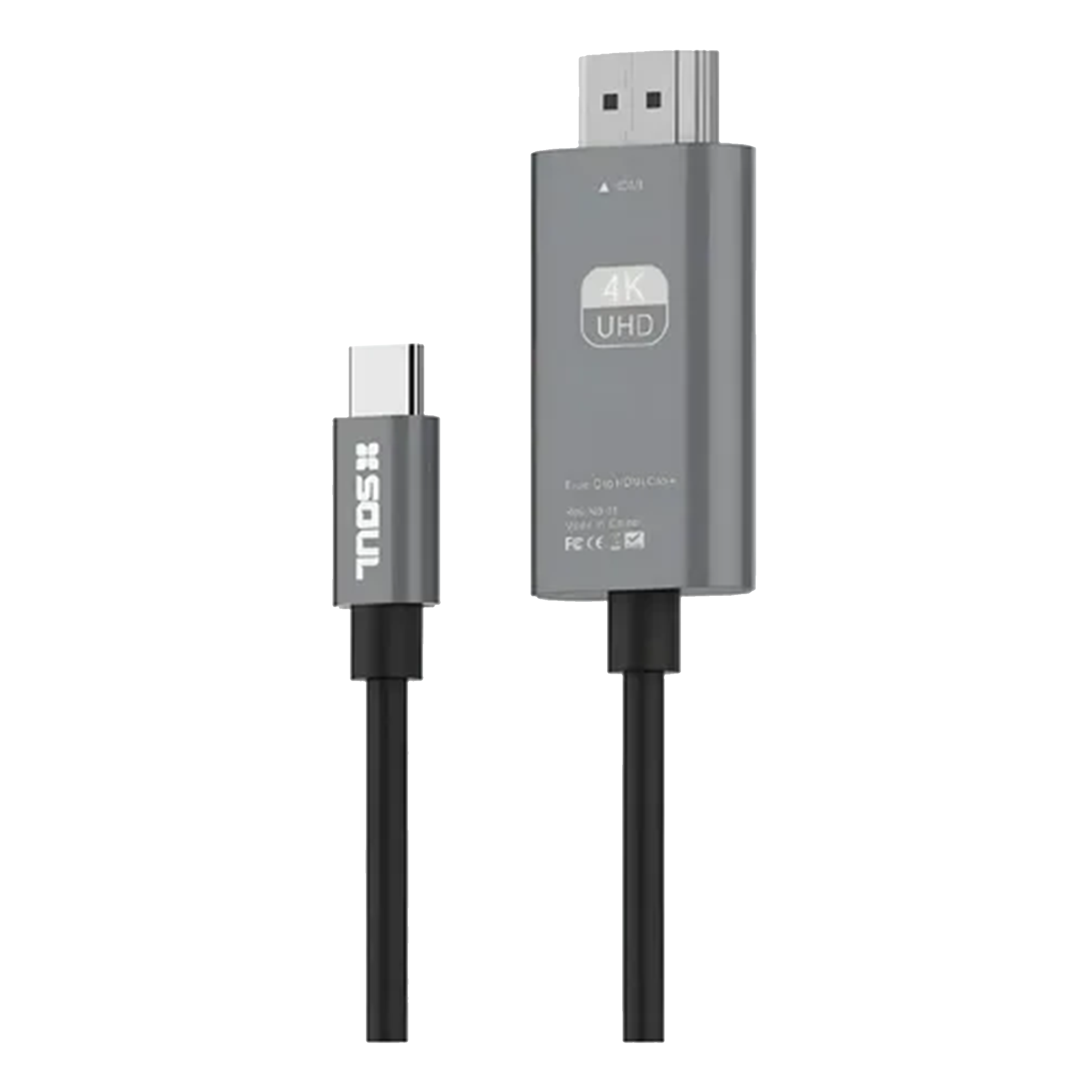 Cable Adaptador Soul USB-C a HDMI – Resolución 4K de Alta Definición