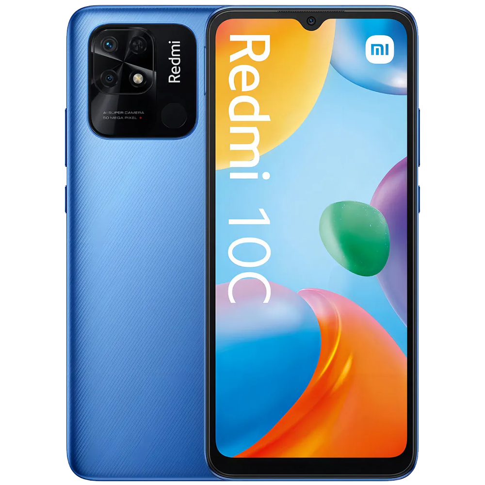 Xiaomi Redmi 10C (128GB / 4GB RAM) – Azul Océano (Outlet)