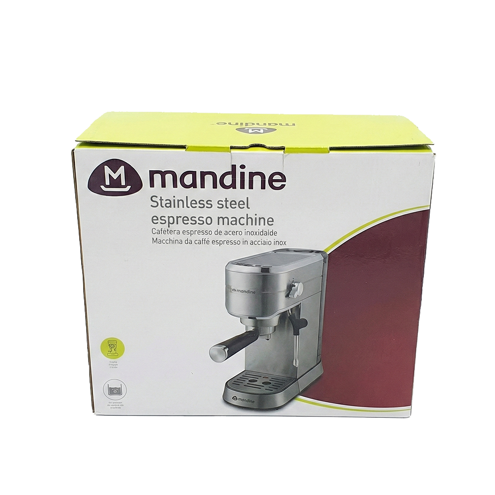 Cafetera Expreso Mandine MEC1450 – Inox 20 Bares (Outlet)
