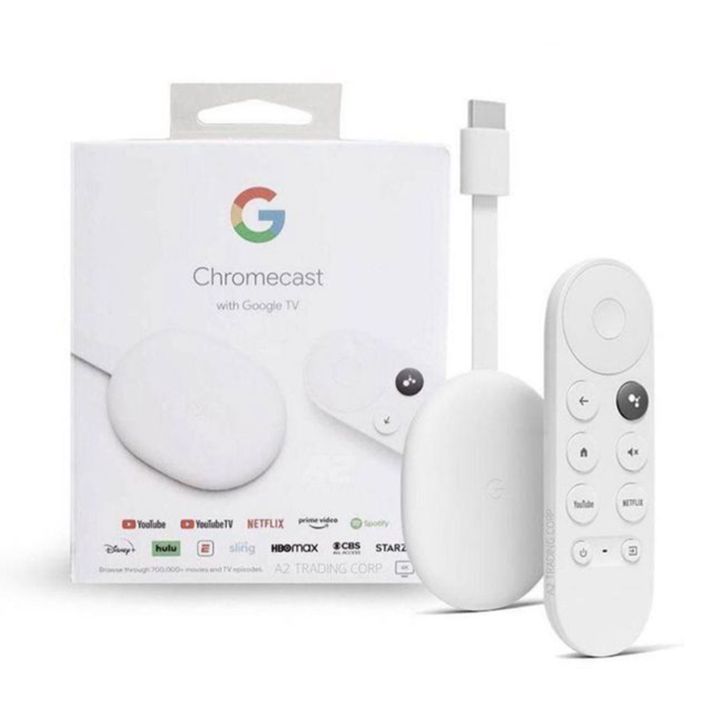 Google Chromecast 4 con Google TV (HD) – Control por Voz (Outlet)
