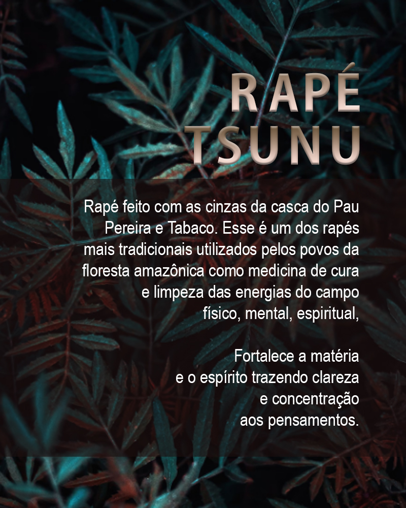 Rapé Indigena TSUNU 16g feitio Acre