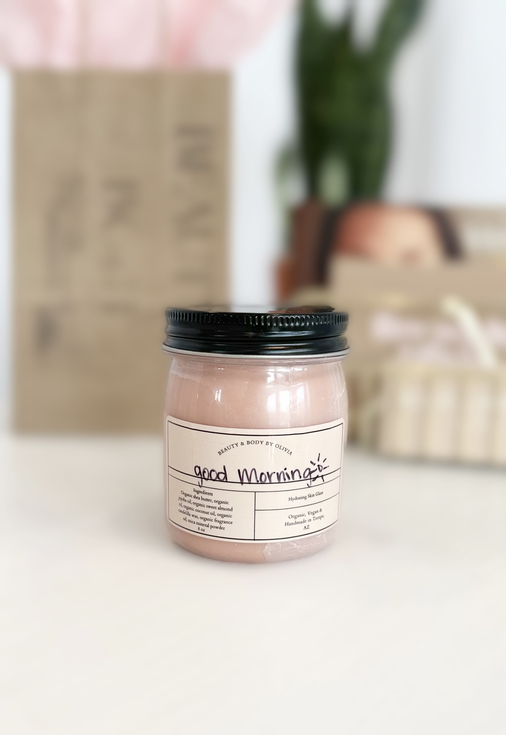 Organic skin glaze