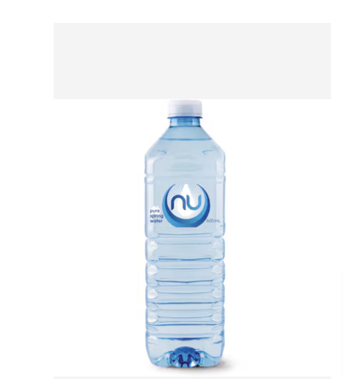 Nu Pure Still Spring Water 600mL