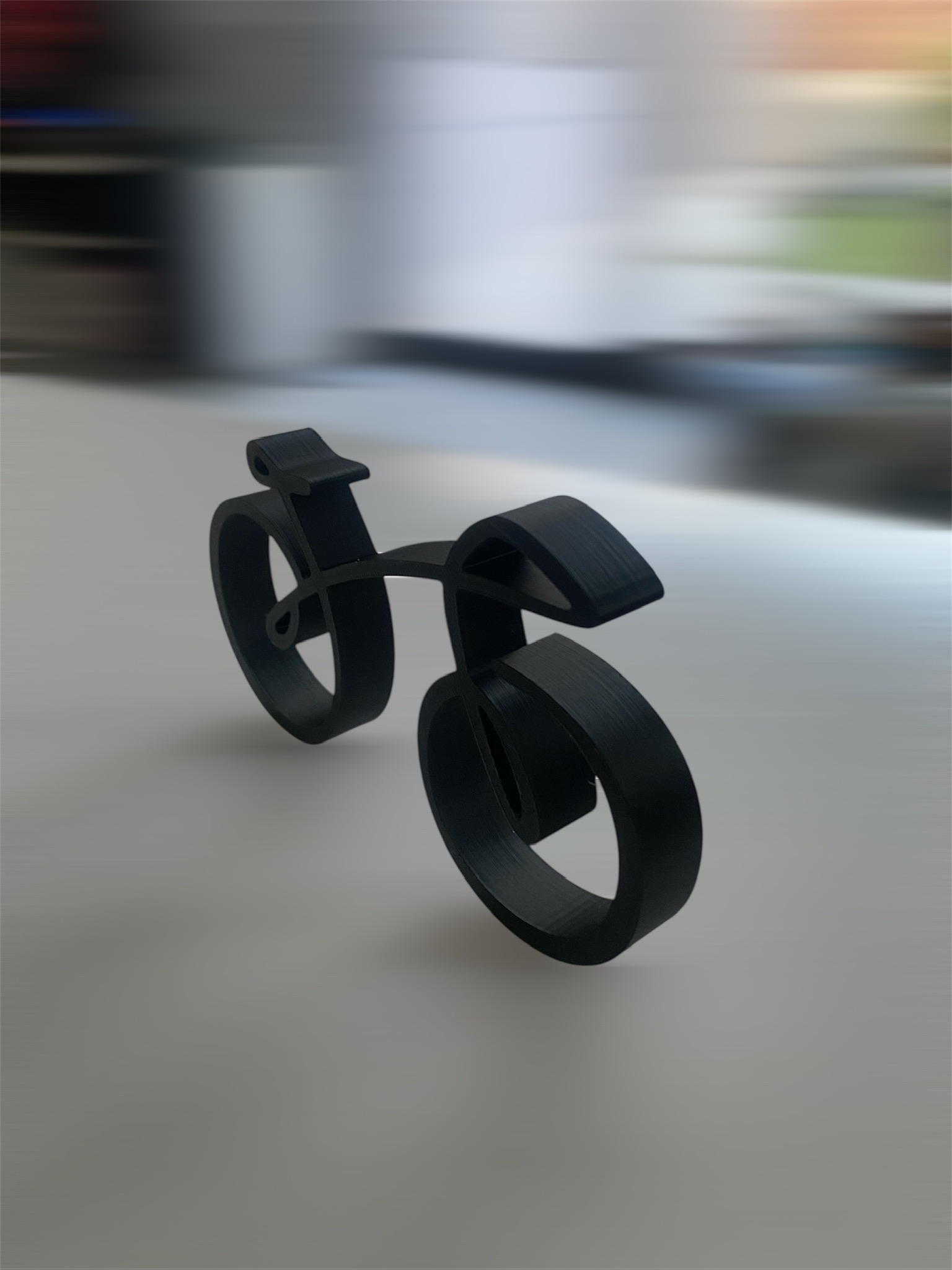 ESCULTURA MODERNA BICICLETA