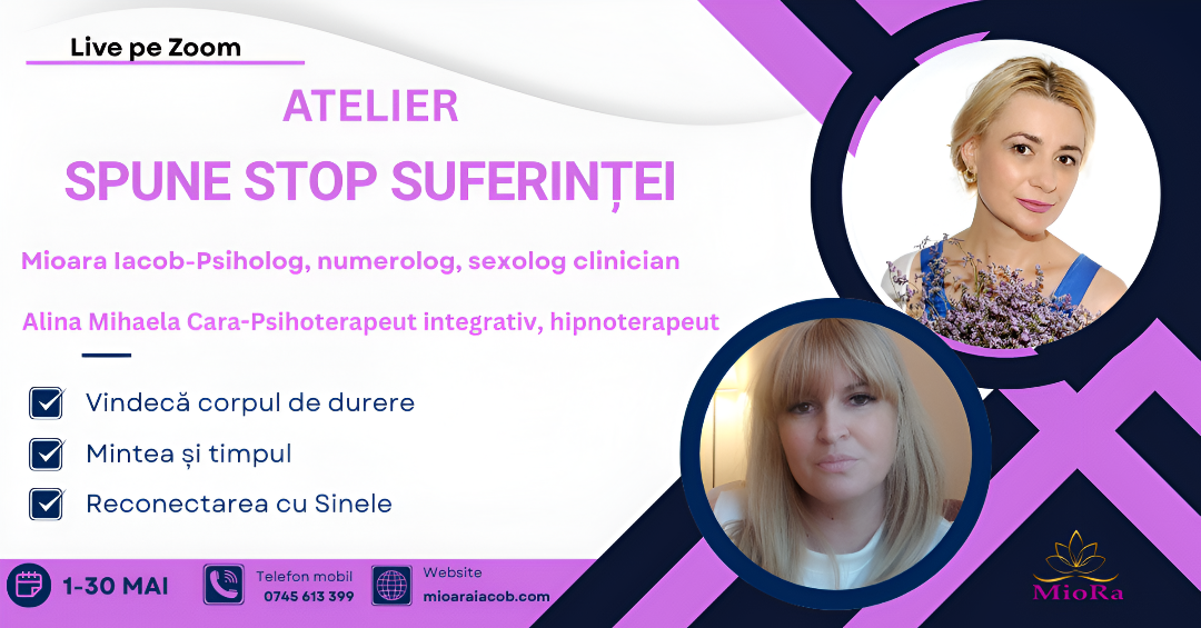 ATELIER "SPUNE STOP SUFERINTEI"