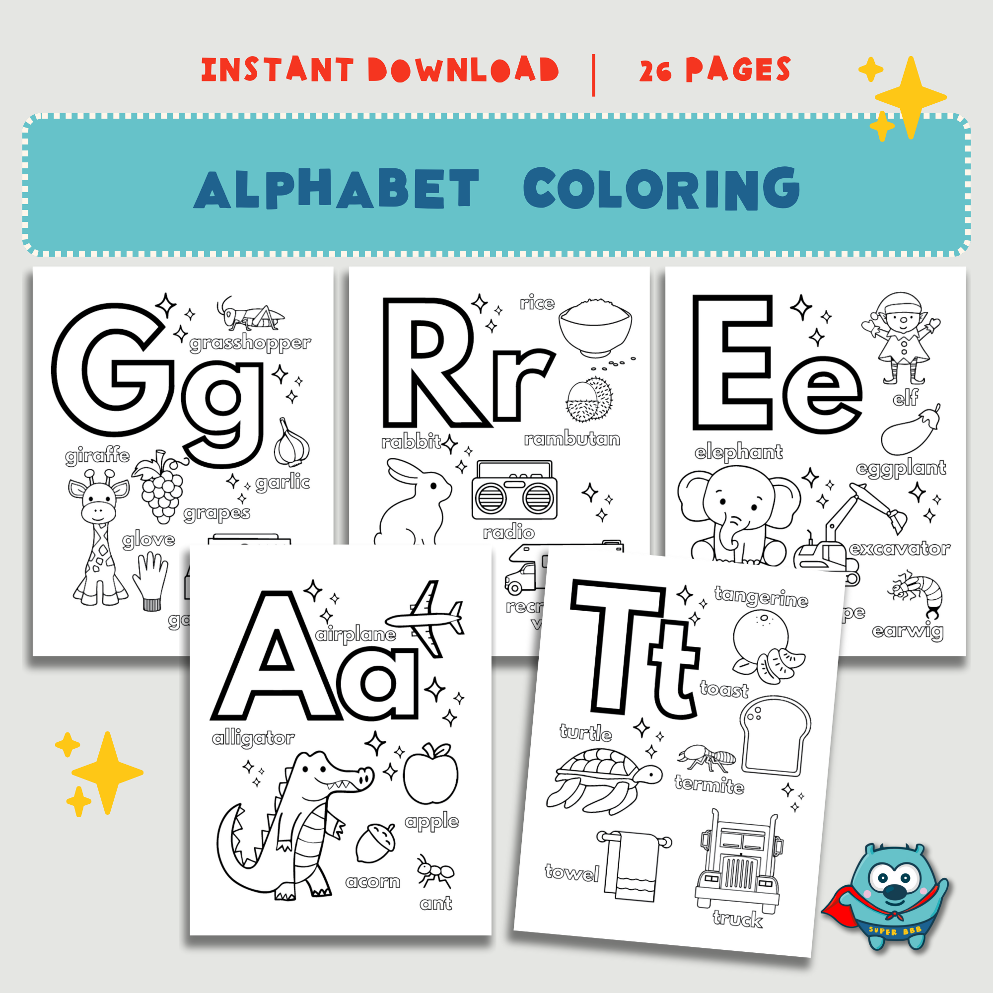 ABC Coloring Sheet
