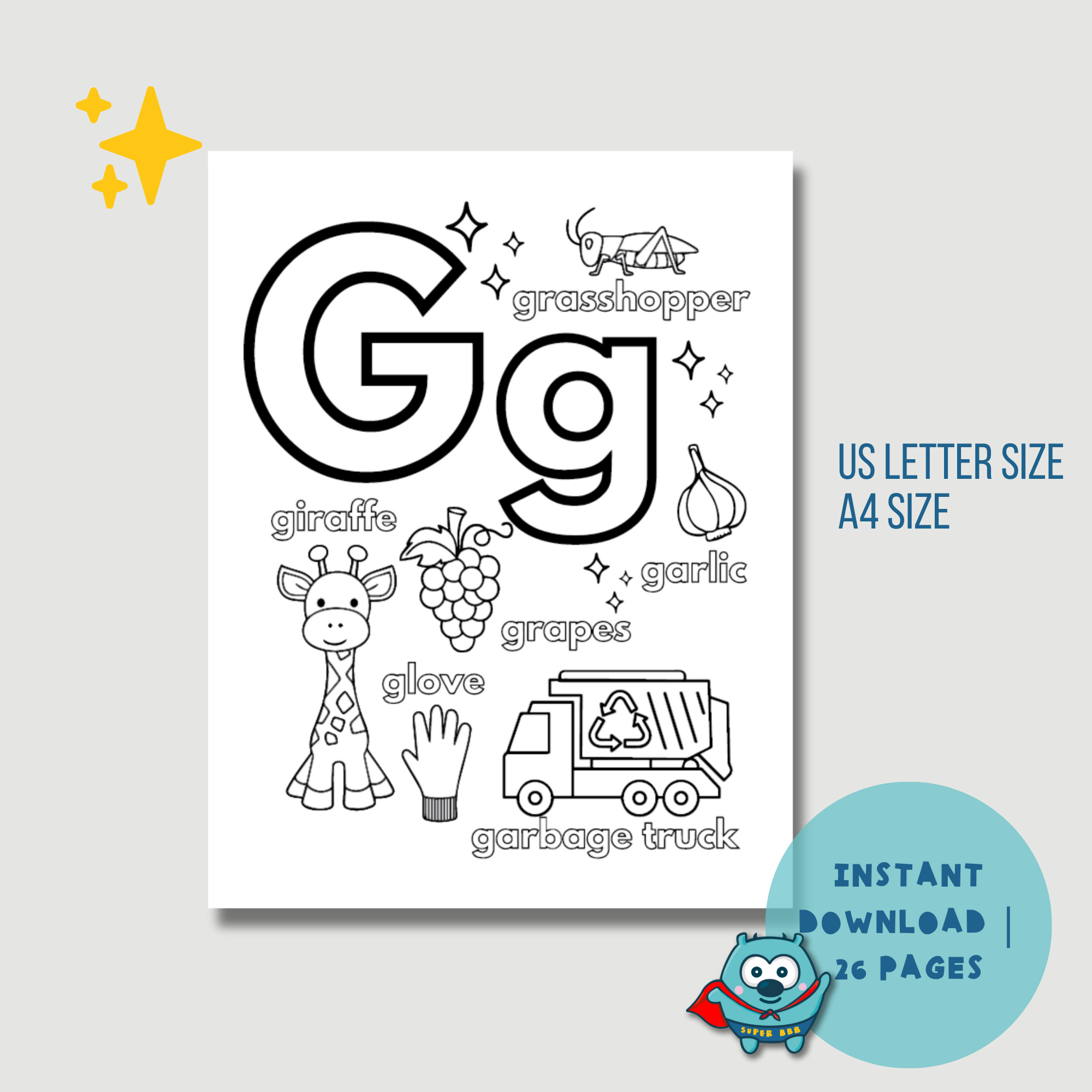 ABC Coloring Sheet