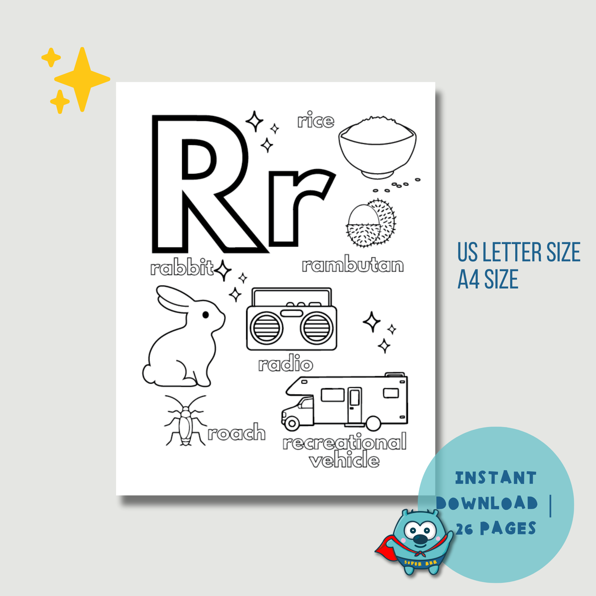 ABC Coloring Sheet