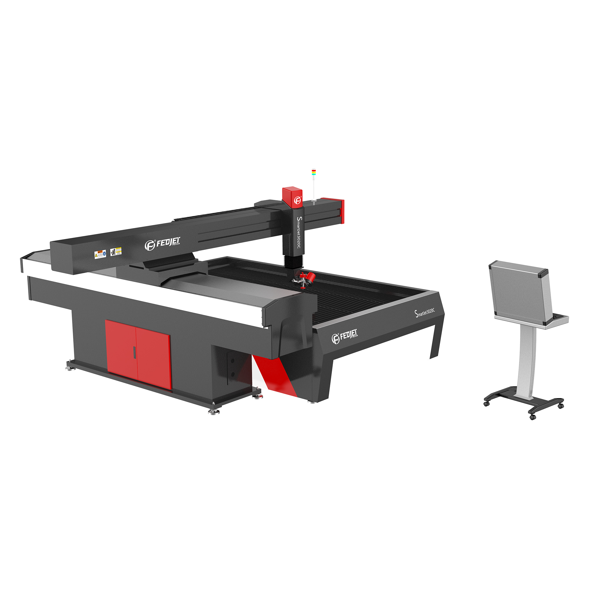 Maszyna do cięcia strumieniem wody CNC Wspornik Ultra wysokie ciśnienie 5 Axis