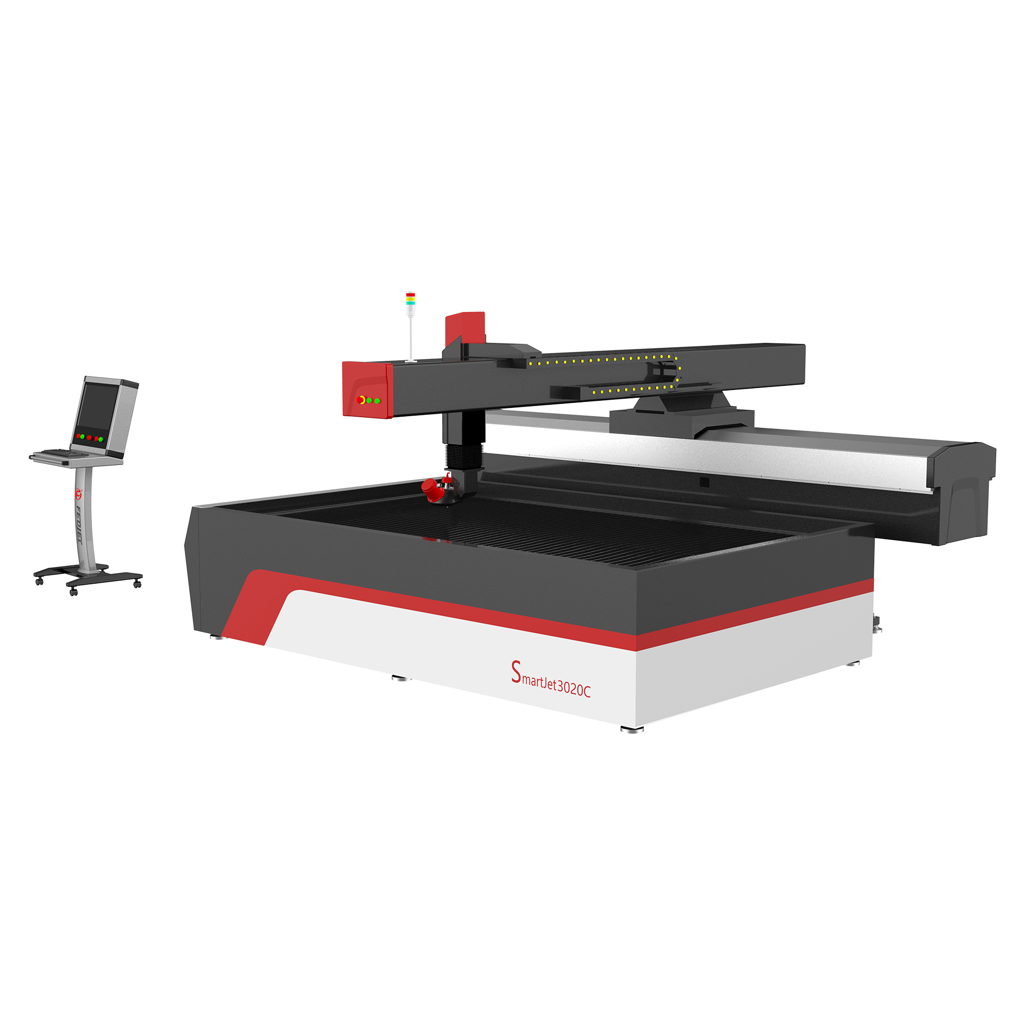 Maszyna do cięcia strumieniem wody CNC Wspornik Ultra wysokie ciśnienie 5 Axis