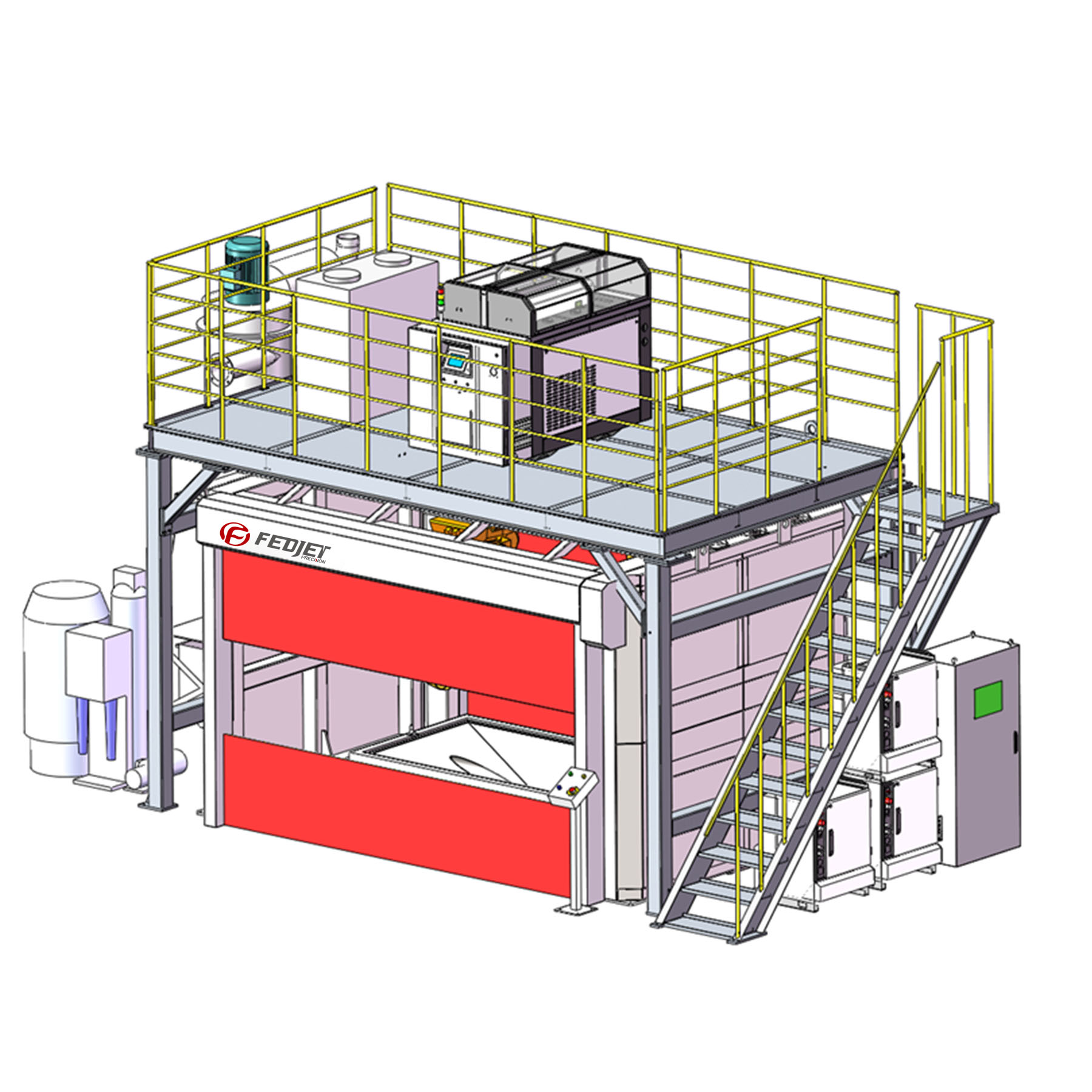 Stacja do cięcia strumieniem wody robota