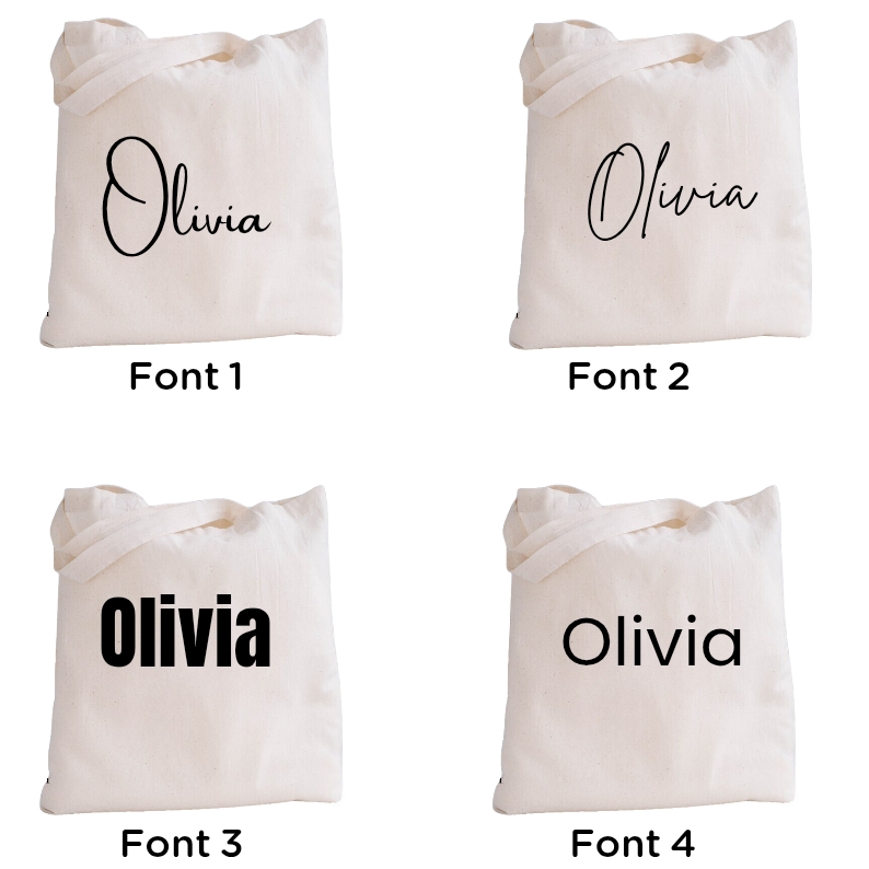 Named Your Canvas Bags