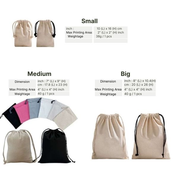 Personalized Drawstring Pouches