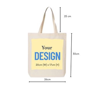 DIY A5 size Canvas Tote Bag