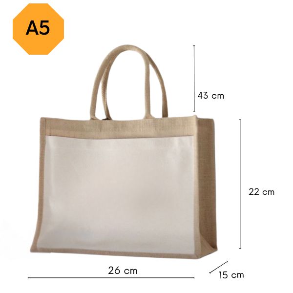 Personalized Jute Tote Bag