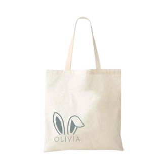 Rabbit Canvas Bag With Name