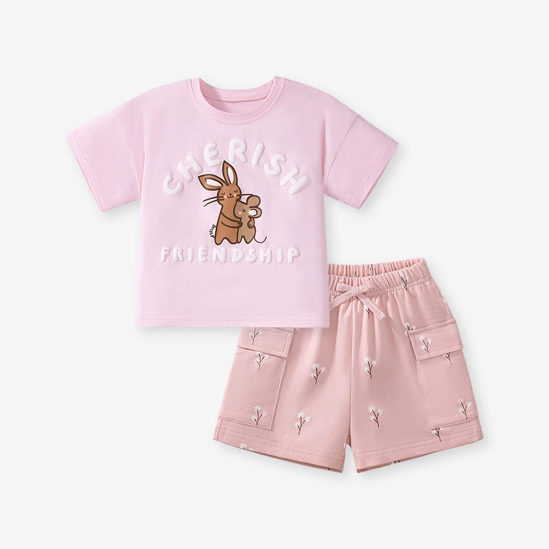 Summer pure cotton children's sets for sale in children's clothing category.