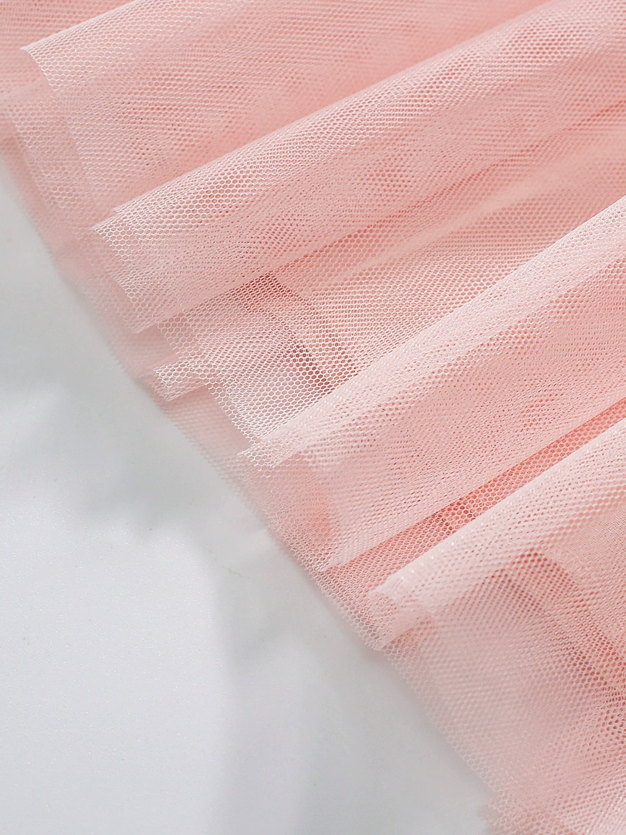 New style girls' summer netted dress baby girl skirt