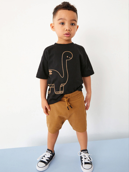 Summer short-sleeved boys' suit