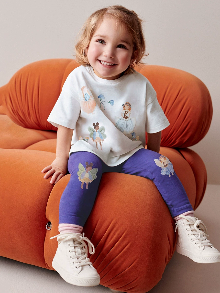 Girls' outfit, cute cartoon baby girl clothing for summer children's outfit set