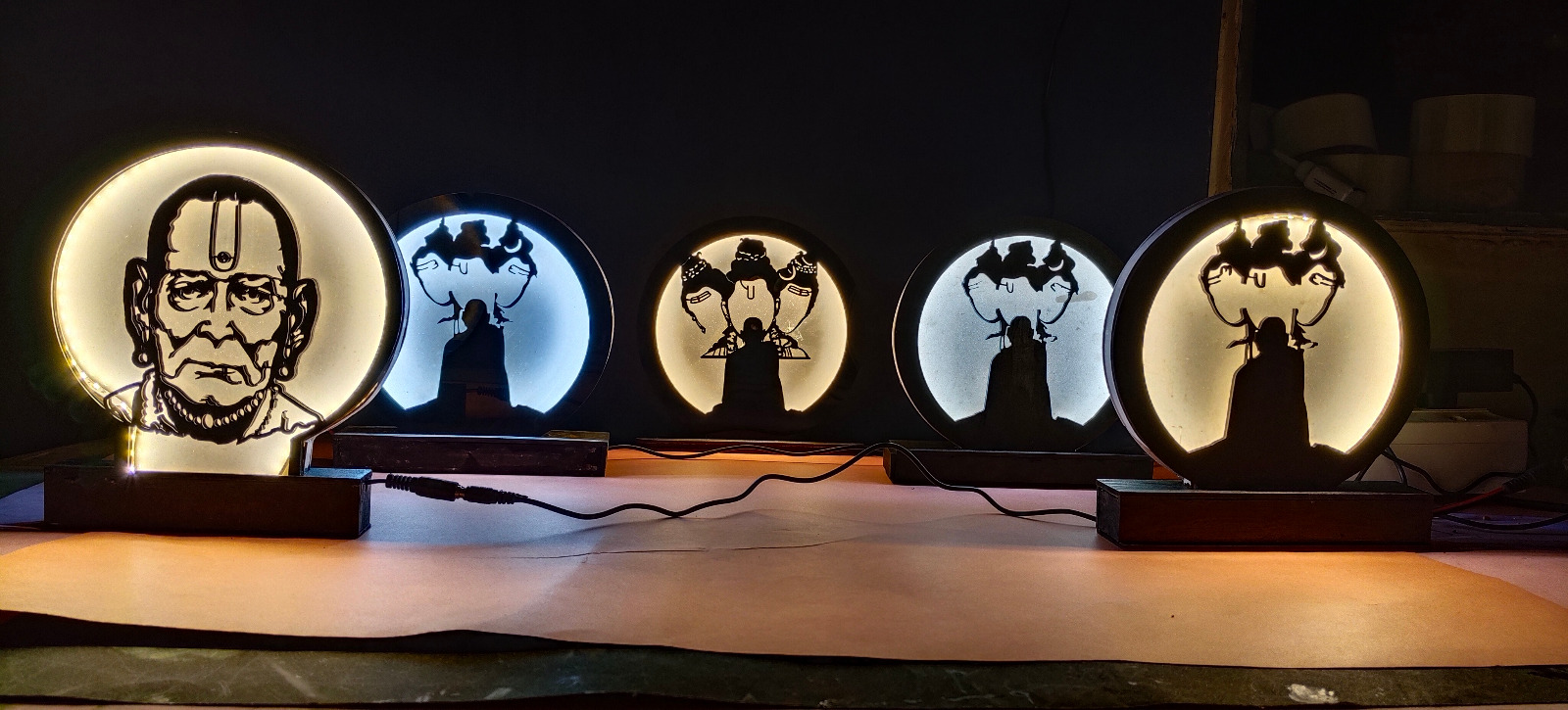 Decorative LED Shadow Lamps each Rs.650/-
