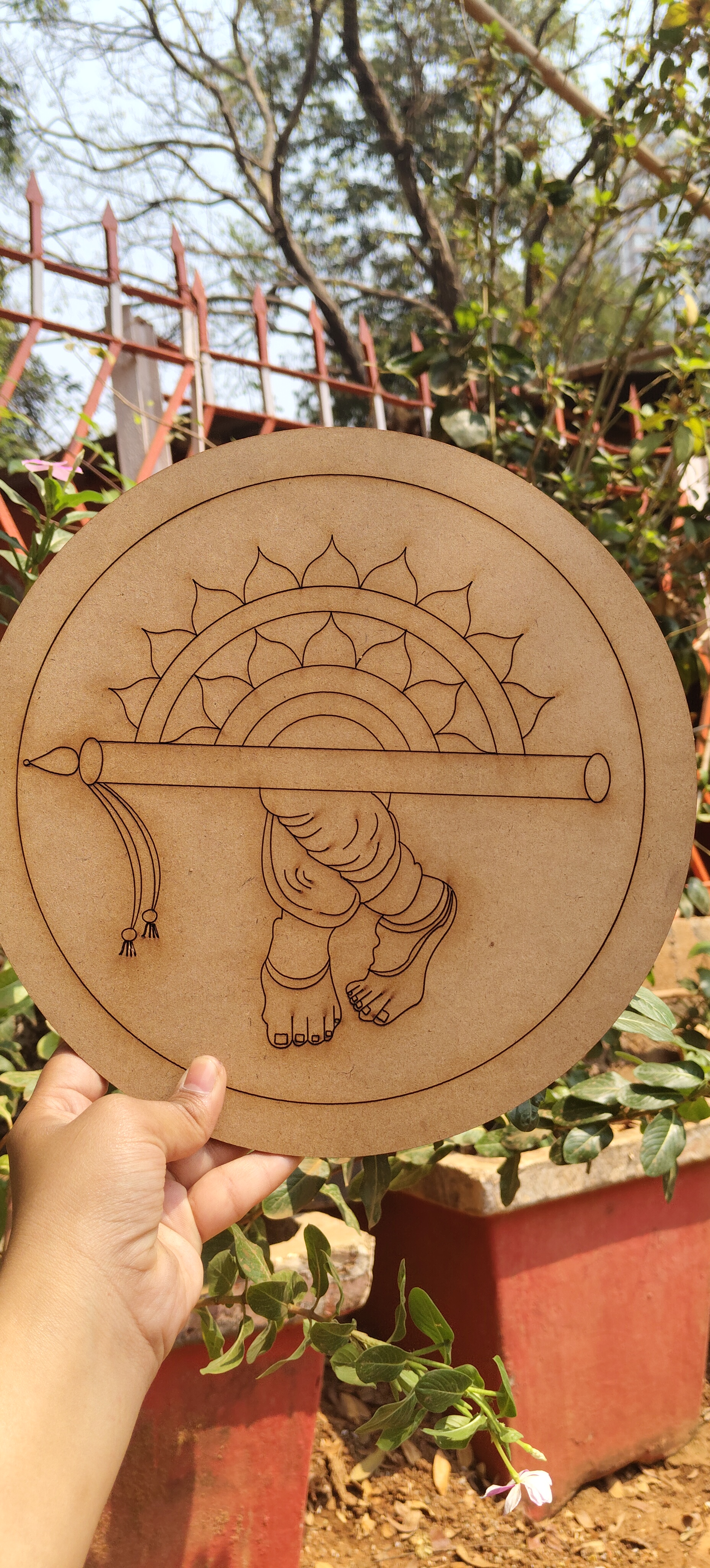 MDF Mandala Art Basuri