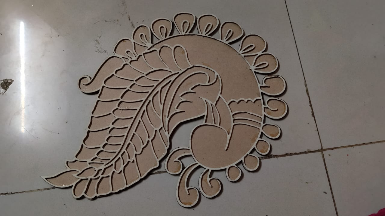 Peacock Rangoli