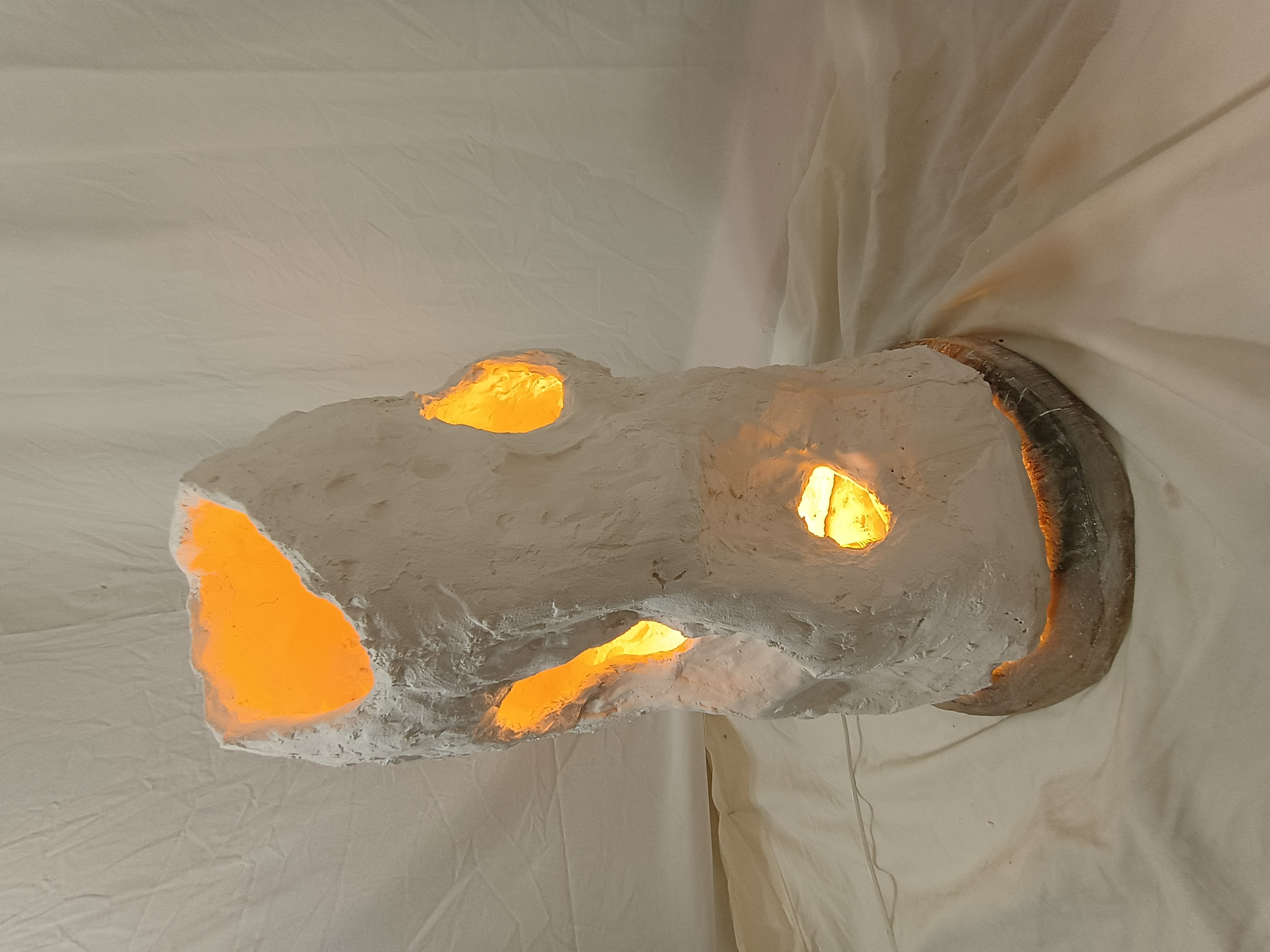 Lámpara Corazón de Madera/ Wooden Heart