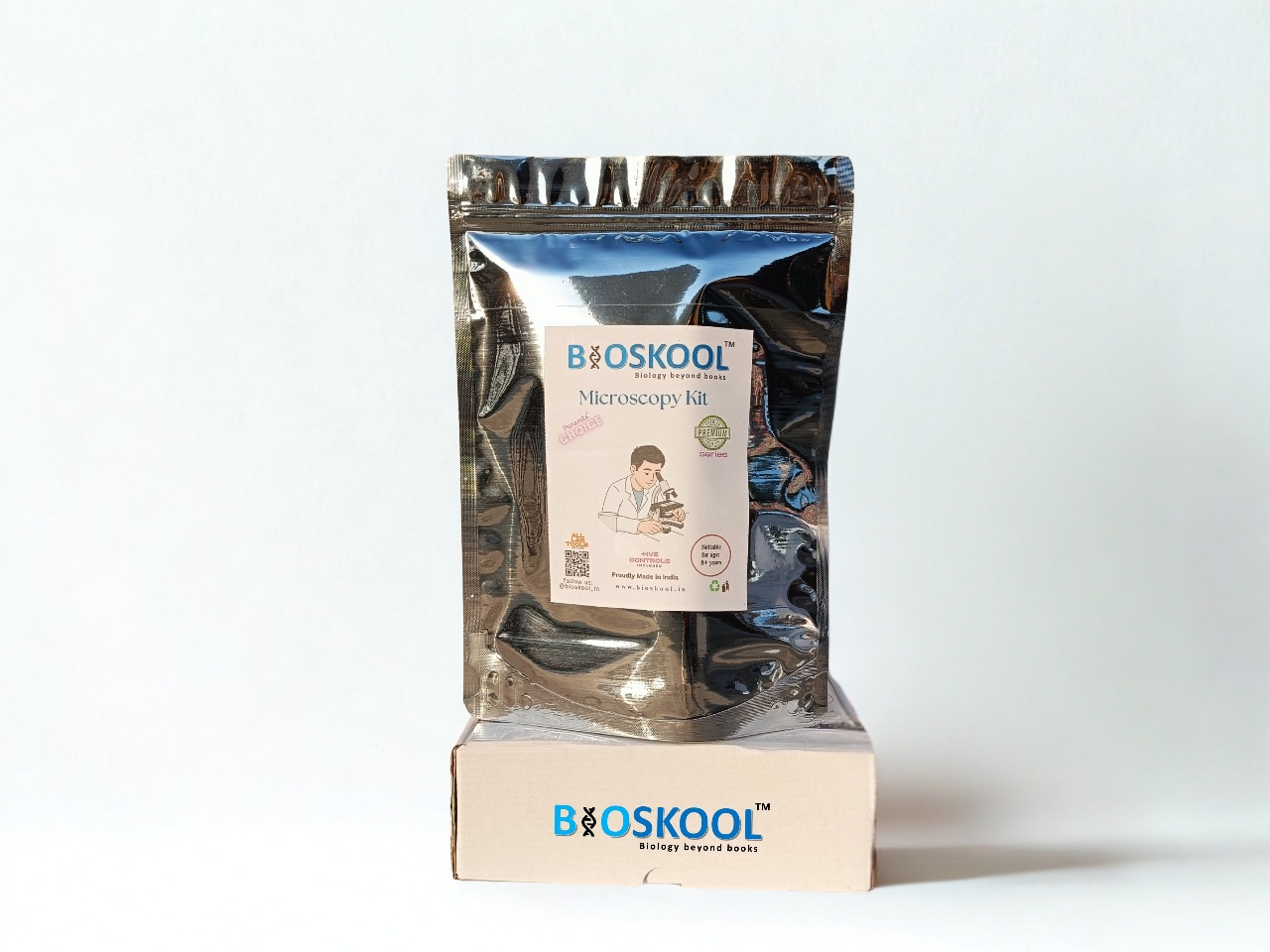 Bioskool Premium Microscopy DIY Kit (excluding Microscope)