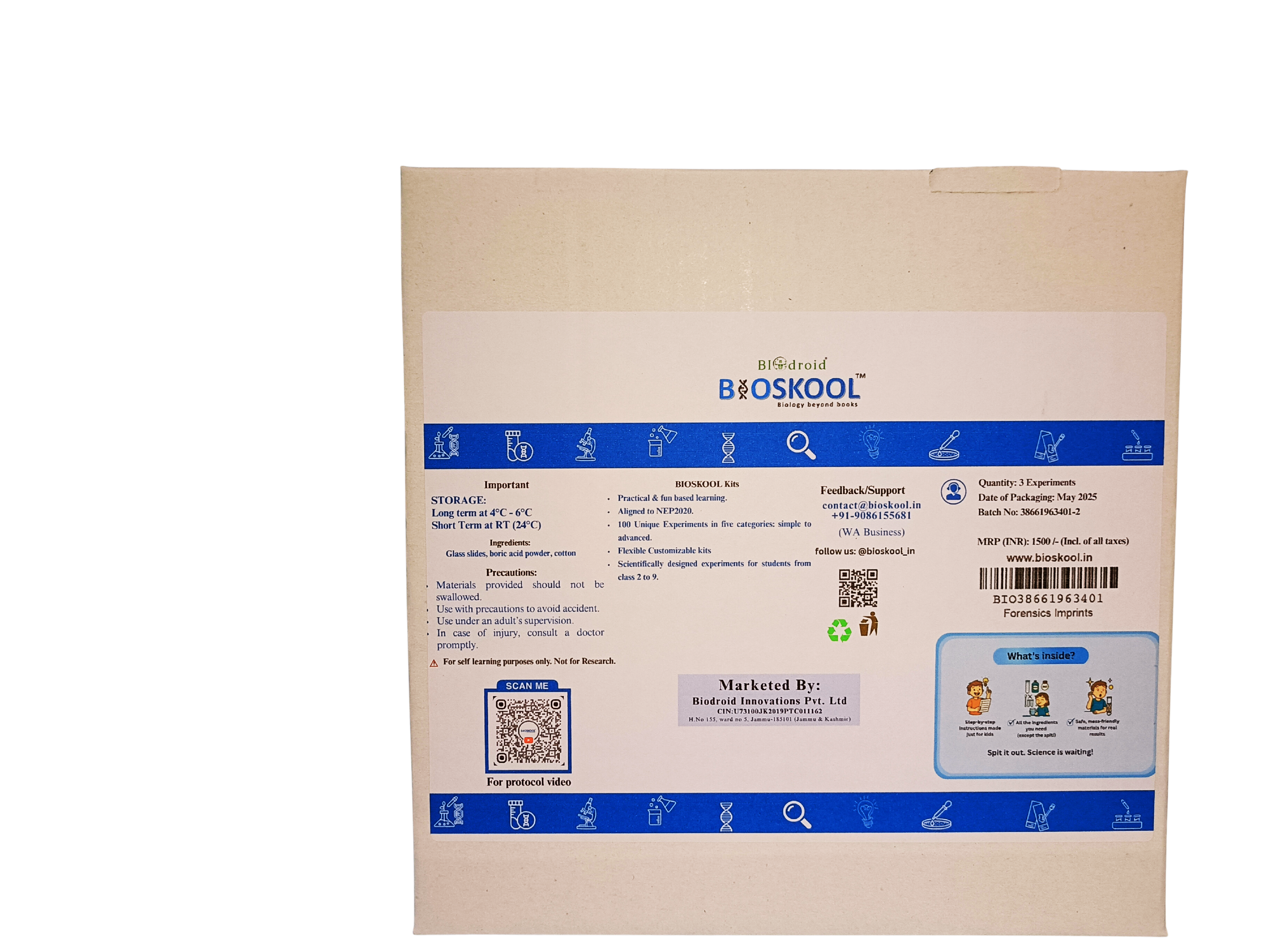 BIOSKOOL Forensic Imprints Kit