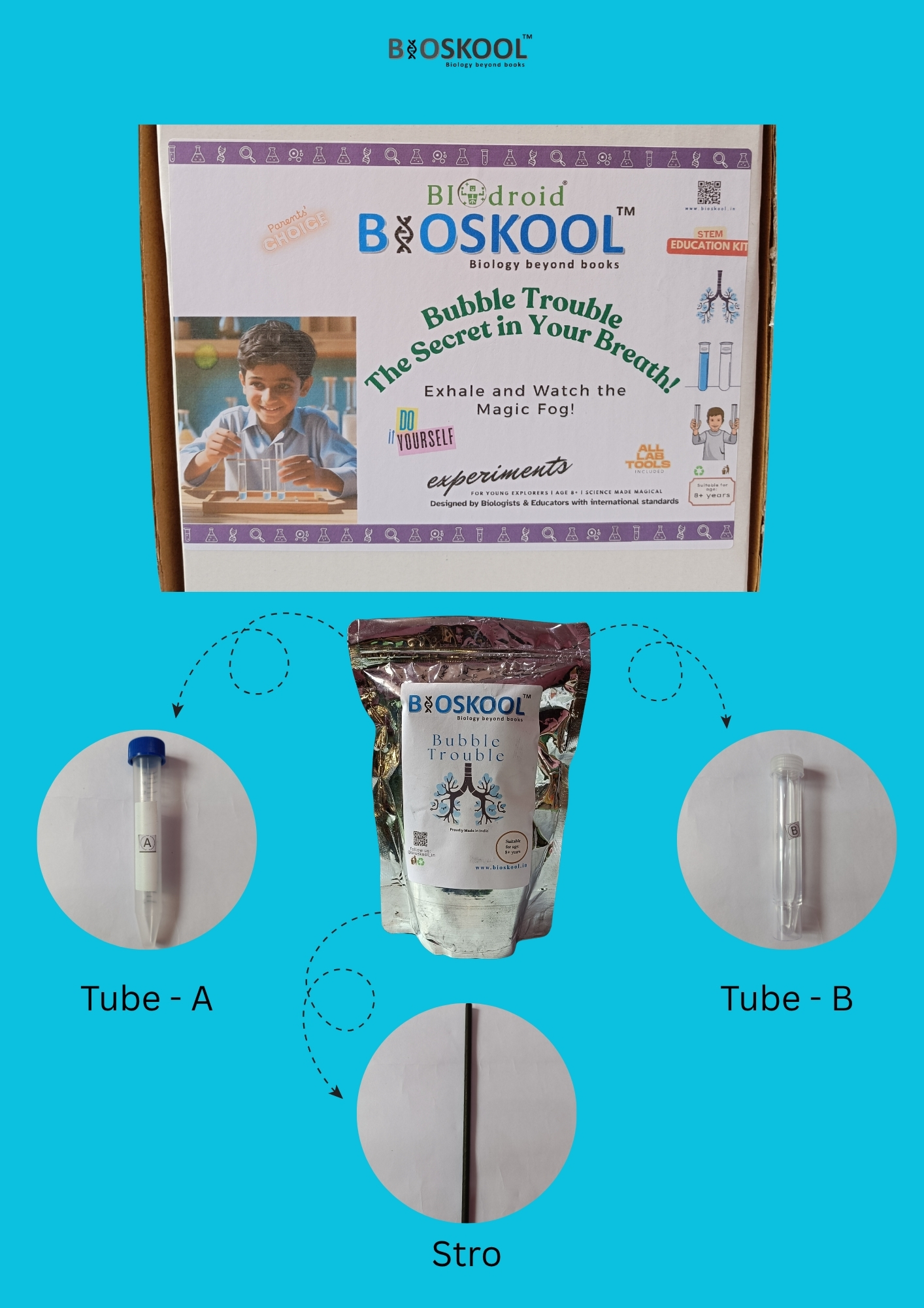 BIOSKOOL Bubble Trouble Kit